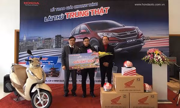 Giai thuong “Lai thu trung that” cua Honda da co chu