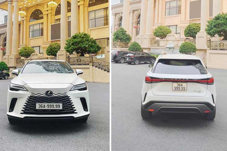 Được biết, Lexus RX 2023 tại Việt Nam sẽ có 4 phiên bản, bao gồm RX 350 Premium, RX 350 Luxury, RX 350 F Sport và RX 500h F Sport Performance, với giá bán tương ứng 3,43 tỷ đồng, 4,33 tỷ đồng, 4,72 tỷ đồng và 4,94 tỷ đồng.