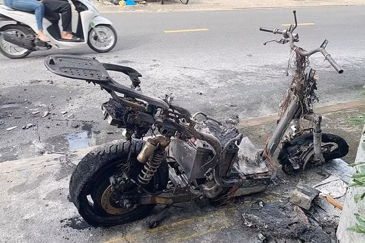 Dung pin xe may dien khong chinh hang, tiem an nguy co chay no-Hinh-2