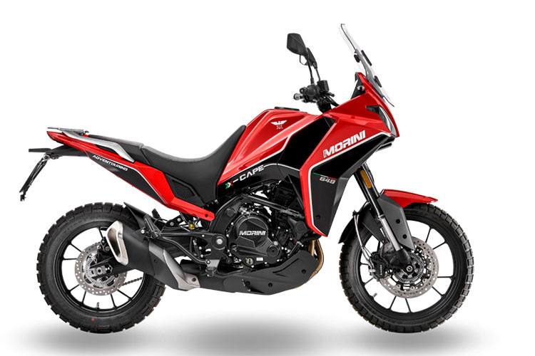 Nhà sản xuất môtô Ý cũng bán kèm phụ kiện là thùng xe cho Moto Morini X-Cape 700 2025 chạy địa hình để khách hàng có thể sử dụng trong các cuộc phượt dã ngoại dài ngày.