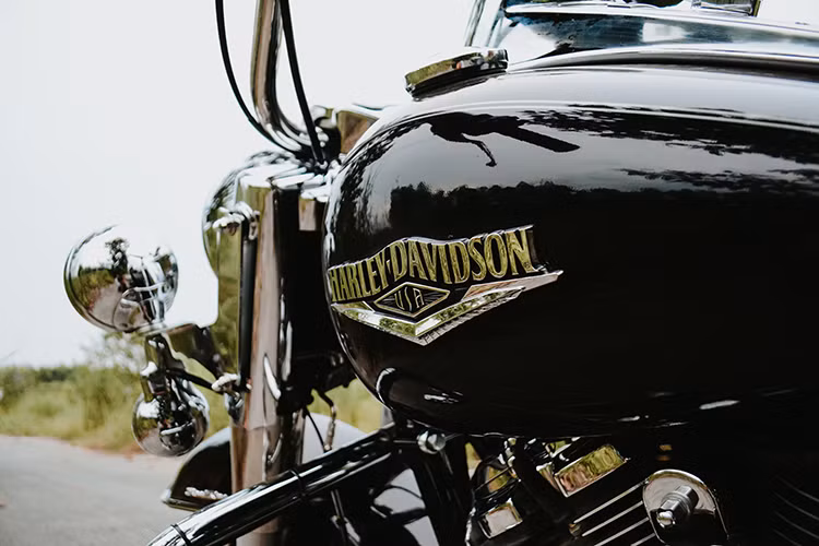 Road King 2017 sở hữu bình xăng lớn dung tích 23 lít cho người sử dụng có thể chạy trên những cung đường dài mà không lo về vấn đề tiếp nhiên liêu. Ngoài những đường viền cách điệu trên bề mặt, hai bên bình xăng là logo cách điệu của thương hiệu môtô Mỹ - Harley-Davidson.