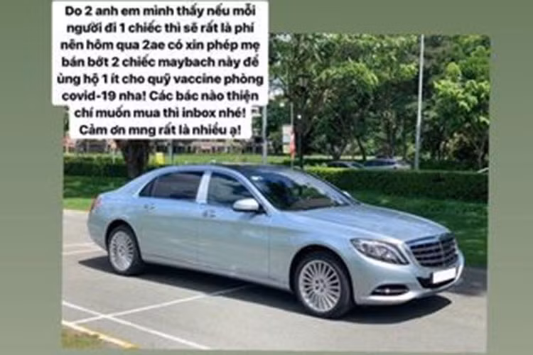 Rich kid Viet ban xe Maybach tien ty, ung ho quy vac-xin Covid-19-Hinh-2