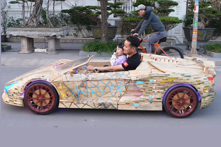 Mô hình siêu xe Lamborghini Revuelto bằng gỗ vụn của anh Trương Văn Đạo không chỉ là một tác phẩm thủ công mà còn là minh chứng cho sự sáng tạo, khéo léo và tay nghề bậc thầy của người Việt.