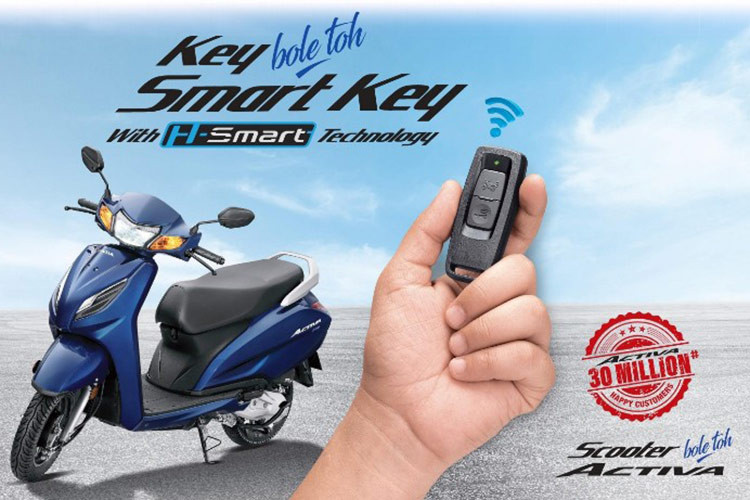 Về sức mạnh, Honda Activa được trang bị khối động cơ xy lanh đơn dung tích 109,5cc, có trang bị phun xăng điện tử PGM-FI. Khối động cơ này sản sinh công suất tối đa là 5,77 kW tại 8000 vòng/phút và mômen xoắn cực đại là 8,9 Nm tại 5500 vòng/phút.