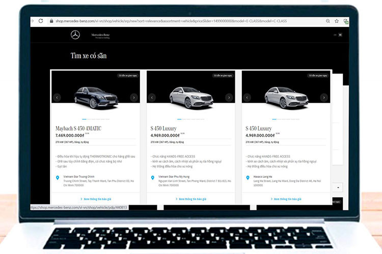 Mercedes-Benz ra mat goi “The Secret Box” cho khach mua xe qua mang