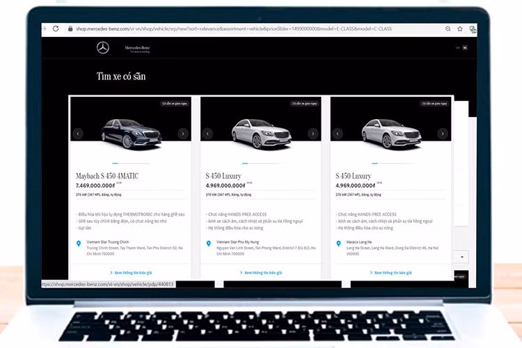 Mercedes-Benz ra mat goi “The Secret Box” cho khach mua xe qua mang