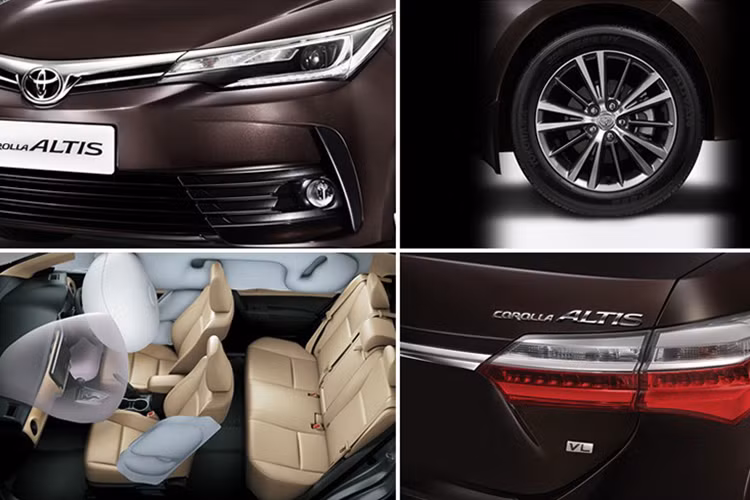 Tương tự với động cơ 1.8L số tự động, cả 2 phiên bản Corolla Altis 2017 đều có giá bán rẻ hơn so với trước, chỉ từ 731 – 779 triệu đồng (Toyota Corolla Altis 1.8G CVT 2016 có giá bán 797 triệu đồng). Phiên bản cuối cùng cũng là phiên bản thấp nhất, Corolla Altis 1.8E MT 2017 có giá bán 702 triệu đồng, thấp hơn phiên bản số sàn trước đây 45 triệu đồng. 