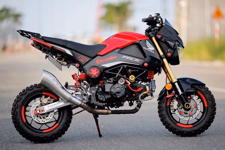 Vẻ ngoài nhỏ nhắn cùng thiết kế thời trang và thể thao của Honda MSX 125 đã thu hút không ít các tín đồ chơi "xế nổ" tại Việt Nam, mỗi bản độ của mẫu xe này luôn có sự đa dạng từ các tay dân chơi và chiếc MSX 125 của biker Đà Nẵng trong bài viết này là một ví dụ.