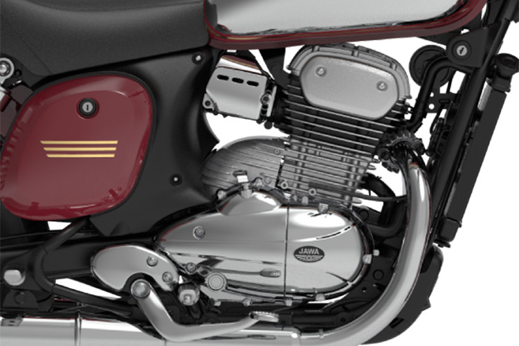 Xe cũng được trang bị hai ống xả mang lại vẻ ngoài cổ điển và âm thanh đặc trưng. Khoảng sáng gầm 178mm và tùy chọn bánh hợp kim và lốp không săm cũng là những điểm nổi bật của xe. 