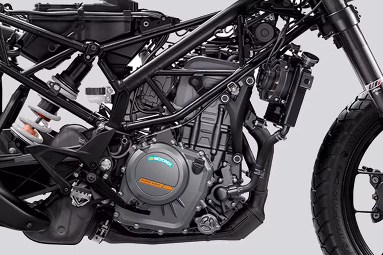 Cung cấp sức mạnh cho xe là khối động cơ xy lanh đơn 248cc tương tự như mẫu naked bike KTM 250 Duke đang bán ra tại một số thị trường, trong đó có Việt Nam.