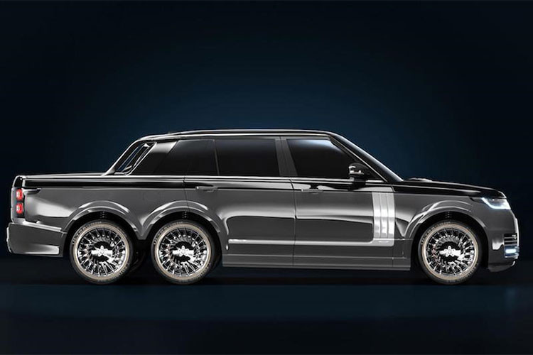 T.Fotiadis không phải hãng đi tiên phong với ý tưởng chuyển một chiếc SUV hạng sang thành xe bán tải thông qua việc bổ sung cặp bánh sau. Trước đó, Mercedes-Benz cũng đã làm điều tương tự với dòng AMG G63 6x6. Trong khi chiếc xe nước Đức được nâng cấp vượt trội về động cơ, thì chiếc SLT tập trung chủ yếu vào tính thực tế.