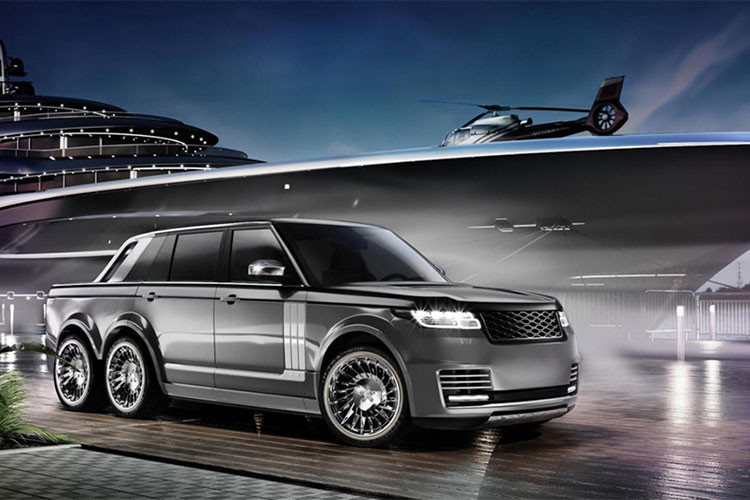 Đặt trụ sở tại Berlin, Đức, T.Fotiadis Design là một công ty thiết kế nổi tiếng với những chiếc du thuyền sang trọng hay nội thất nhà ở cao cấp. Dựa trên mẫu Range Rover 6x6, công ty đang lên kế hoạch chế tạo một chiếc xe bán tải Range Rover, với tên gọi SLT.