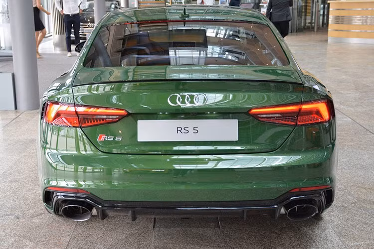 Phía sau xe là bộ khuếch tán khí động học RS được thiết kế lại cùng với hệ thống ống xả RS thể thao hình bầu dục đối xứng 2 bên cho âm thanh uy lực. Thêm nữa là các chi tiết trang trí tối màu ở cản trước, đèn pha, kính hậu, ốp thân, mui xe, nắp cốp, cản sau, đuôi xe đặc biệt nởi bật với phần cản thể hiện tính khí động học cao và cặp ống xả hình oval cỡ lớn…