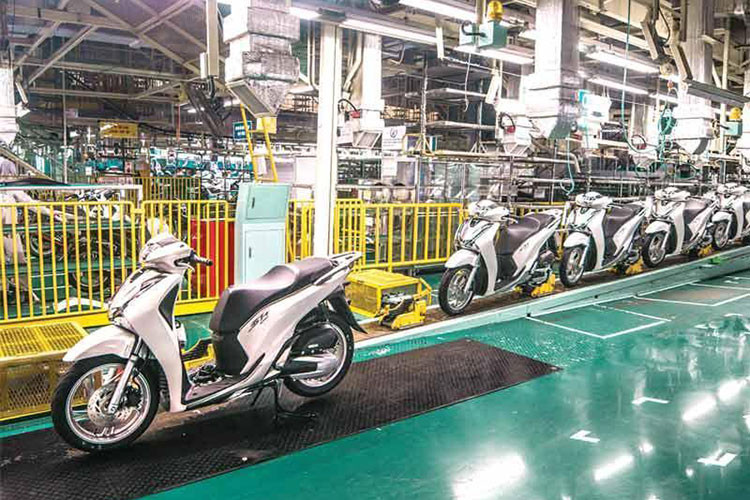 Xe may Honda Viet Nam giam thi phan giua dai dich Covid-19