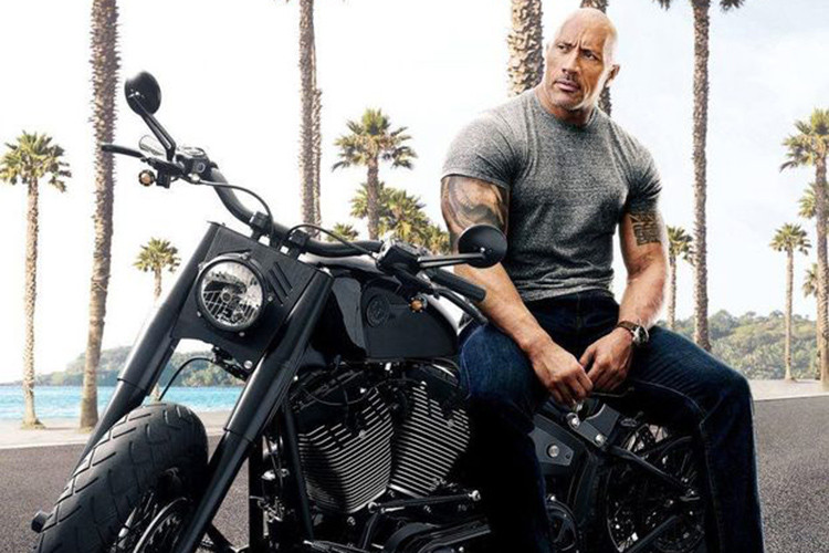 Trong poster của phim Fast &amp; Furious 9 , Hobbs xuất hiện cùng chiếc Harley-Davidson GTB Softail Fat Boy Special. So với Fat Boy nguyên bản, chiếc xe này sở hữu màu đen toàn tập và được thay đổi một vài chi tiết.