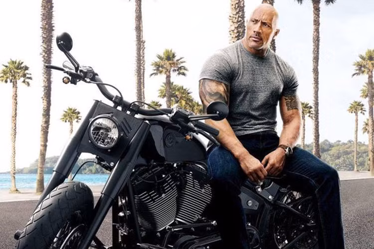 Trong poster của phim Fast &amp; Furious 9 , Hobbs xuất hiện cùng chiếc Harley-Davidson GTB Softail Fat Boy Special. So với Fat Boy nguyên bản, chiếc xe này sở hữu màu đen toàn tập và được thay đổi một vài chi tiết.