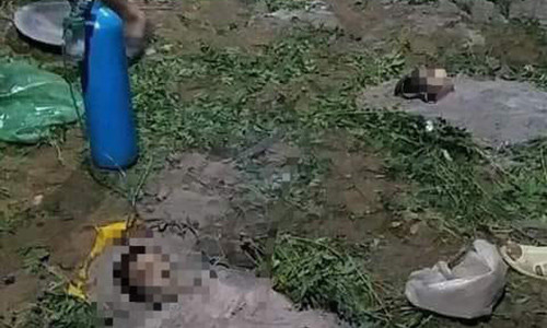 Troi nang di tam, 3 chi em ruot chet duoi tren song Gianh