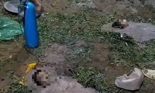 Troi nang di tam, 3 chi em ruot chet duoi tren song Gianh