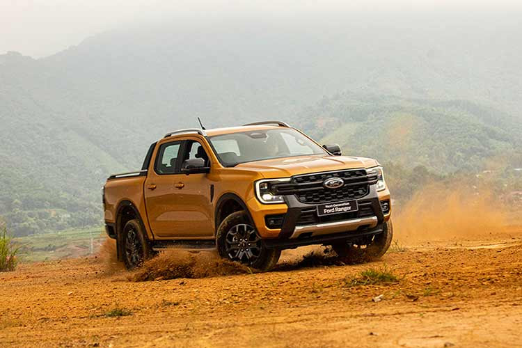 Mẫu xe xếp hạng cao nhất của phân khúc bán tải vẫn là Ford Ranger với 1.278 xe bán ra, đứng thứ 4 và giảm khoảng 5% theo tháng. Mẫu xe được mệnh danh là "vua bán tải" này tăng 1 bậc trên top 10, đồng thời ghi nhận tổng doanh số từ đầu năm đạt 12.513 xe. 