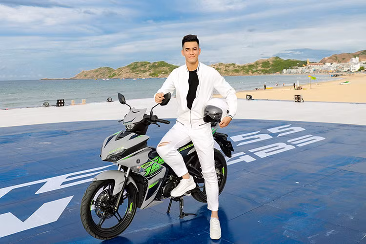 Sự phối màu vô cùng lạ mắt ở phiên bản Exciter mới.