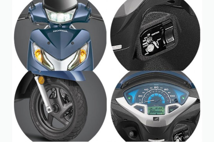 Hệ thống phanh của xe trên phiên bản cao nhất bao gồm phanh đĩa với heo Nissin 2 pis ở bánh trước và phanh đùm phía sau. Phiên bản rẻ nhất của xe có phanh đùm cho cả 2 bánh. Giống như nhiều dòng xe khác của Honda, mẫu xe ga Activa 125 2018 cũng sở hữu hệ thống phanh CBS với khả năng phanh đồng thời cả bánh trước lẫn sau.