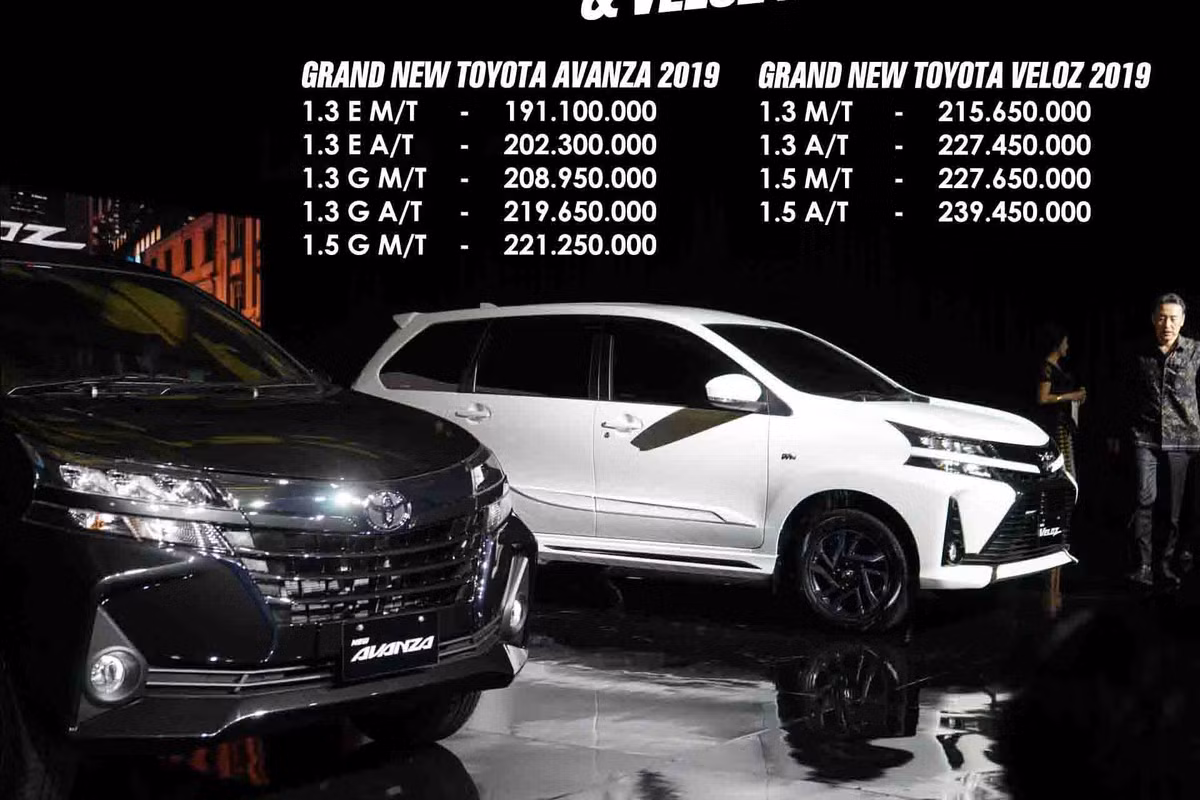 Thiết kế mới của cụm đèn hậu giúp phần đuôi xe của Toyota Avanza 2019 như rộng hơn trước. Cuối cùng là cụm đèn phản quang mới với thiết kế hình tròn, nằm trong hốc màu đen nằm dọc và bộ vành hợp kim nâng cấp. So với bản tiêu chuẩn, Toyota Avanza Veloz 2019 có một số điểm khác biệt như cản trước, thanh ba-bô-lê bên sườn và cản sau thể thao hơn.