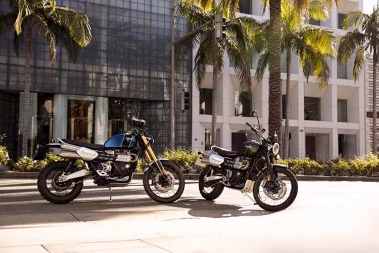 Những chiếc xe môtô Triumph Scrambler 1200 phiên bản 2019 hoàn toàn mới của hãng xe Anh Quốc đã bất ngờ được tiết lộ với những hình ành, kiểu dáng và thiết kế cực kỳ thu hút và mang cá tính đầy mạnh mẽ. 