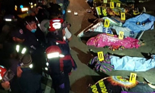 Xe tai tong thang vao dam dong xem tai nan o Guatemala, 32 nguoi chet