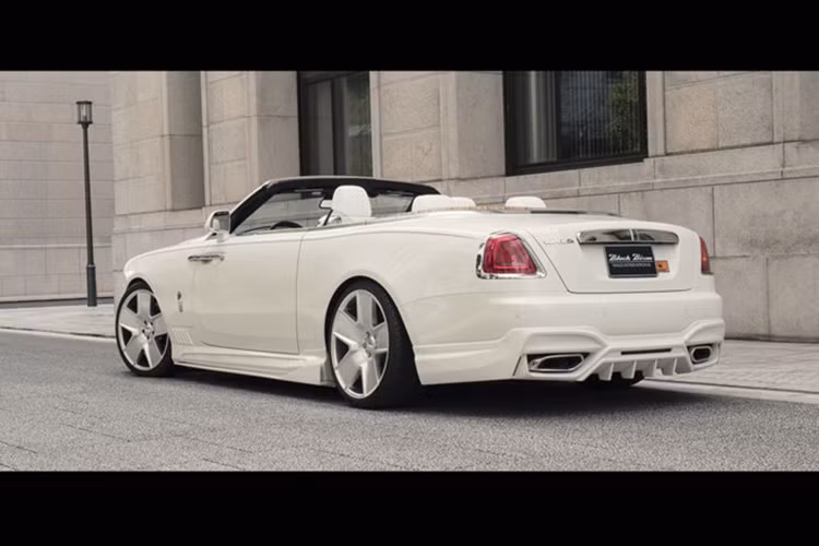 Bộ bodykit "Black Bison" của Wald cho Rolls-Royce Dawn gồm 3 phần chính: cản trước, ốp sườn và cản sau. Về tổng quan, bộ bodykit hạ thấp khoảng sáng mặt đường cho ngoại thất xe, và nhấn mạnh đến sự phá cách, táo bạo và mang đậm chất "hầm hố đường phố" của các tay chơi Nhật.