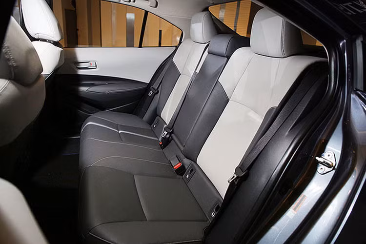 Được phát triển dựa trên cơ sở gầm bệ TNGA tương tự những người anh em như Prius, Camry hay C-HR, Toyota Corolla Altis 2019 tại Thái Lan dài hơn 10 mm, rộng hơn 5 mm và thấp hơn 25 mm so với thế hệ cũ. Nếu so với đối thủ trực tiếp Honda Civic, Toyota Corolla Altis 2019 dài hơn 10 mm, rộng hơn 1 mm, cao hơn 19 mm và ngang bằng về chiều dài cơ sở.