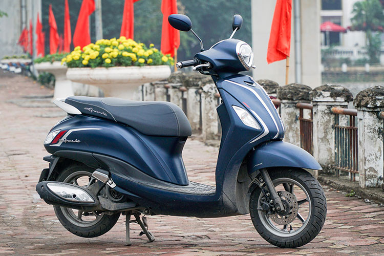 Sau mot nam su dung, Yamaha Grande van khien ba me hai con me tit