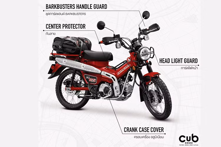 Nếu bạn là người sở hữu chiếc xe này, hãy đến ngay Cub House ở 13 địa chỉ trên toàn thế giới để kiếm cho mình một bộ phụ kiện ưng ý thôi.