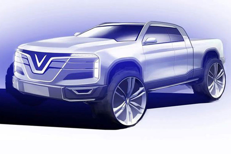 VinFast sap san xuat xe ban tai chay dien hoan toan moi?