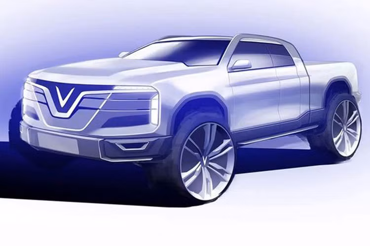 VinFast sap san xuat xe ban tai chay dien hoan toan moi?