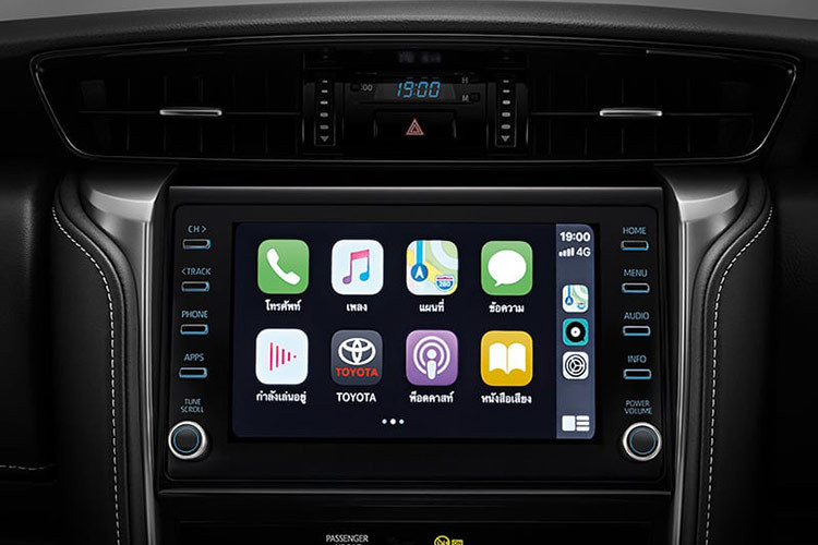 Trang bị an toàn của bản S khá cơ bản với 7 túi khí, hệ thống chống bó cứng phanh ABS, phân phối lực phanh điện tử, hỗ trợ khởi hành ngang dốc, cân bằng điện tử, hỗ trợ xuống dốc, cảnh báo áp suất lốp, camera lùi và kiểm soát lực kéo.