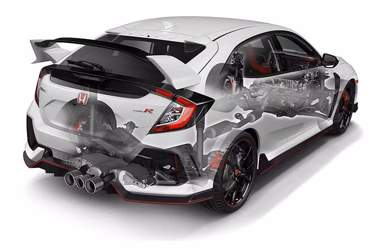 Hiện vẫn chưa rõ hệ truyền động của Honda Civic Type R 2019 mới này có được thay đổi không, nếu có chiếc xe hiệu suất mới có thể sẽ mạnh mẽ hơn con số 306 mã lực / 400Nm mô-men xoắn cực đại của Civic Type R hiện tại, xuất phát từ động cơ tăng áp 2.0 lít 4 xi-lanh.