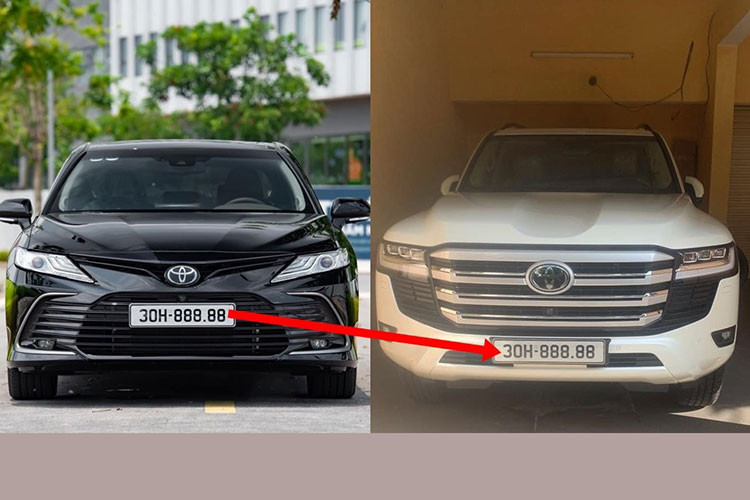 Mới nhất, 1 đại gia tại Hà Nội đã quyết tâm bán chiếc xe Toyota Camry biển ngũ quý 8 là 30H-888.88 từng được chào bán trên 3 tỷ đồng vào năm ngoái để định danh biển số VIP này cho mình, và sau đó đăng ký biển 30H-888.88 cho 1 chiếc xe Toyota khác, nhưng giá trị gấp vài lần.