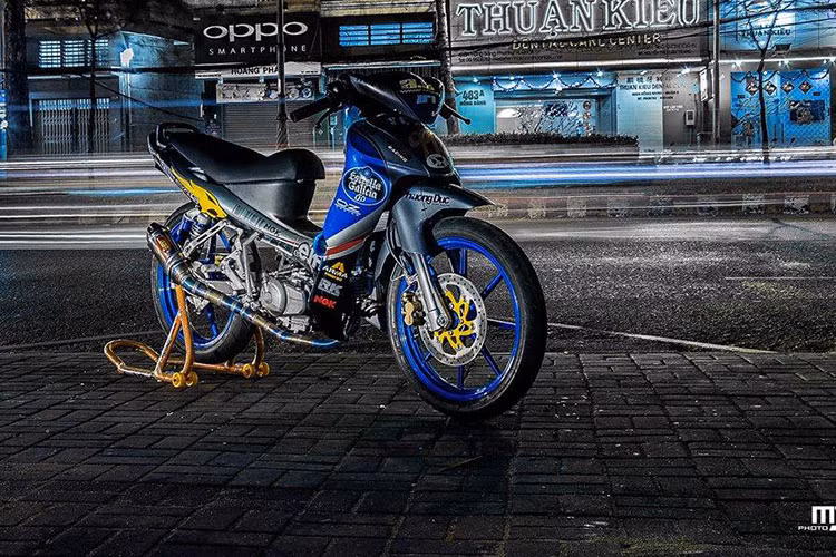 Yamaha Jupiter sử dụng động cơ xi-lanh đơn dung tích 114cc làm mát bằng không khí, công suất 9,9 mã lực tại vòng tua máy 7.000 vòng/phút, mô-men xoắn cực đại 9,9 Nm tại 6.500 vòng/phút. Hộp số 4 cấp. 