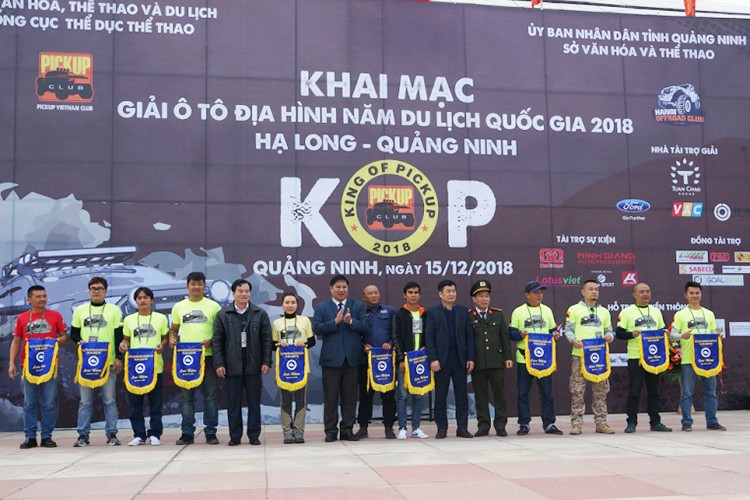 Khởi tranh vào sáng ngày 15/12 vừa qua, Giải đua xe ôtô địa hình năm du lịch quốc gia 2018 Hạ Long - Quảng Ninh – King of Pickup (KOP) 2018 sẽ diễn ra liên tục trong hai ngày 15 và 16/12/2018.
