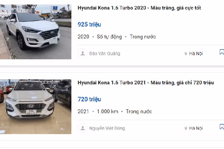 Không biết người bán Kona cũ đã để nhầm giá hay do chiếc xế cưng trang bị thêm nhiều phụ kiện đắt tiền nên đã treo mức giá khiến người mua xe cũ khó lòng tìm được tiếng nói chung. Hiện Hyundai Kona đã tạm dừng sản xuất tại Việt Nam, chính vì vậy đây sẽ là mẫu SUV đô thị hàng hiếm trong thời gian sắp tới.