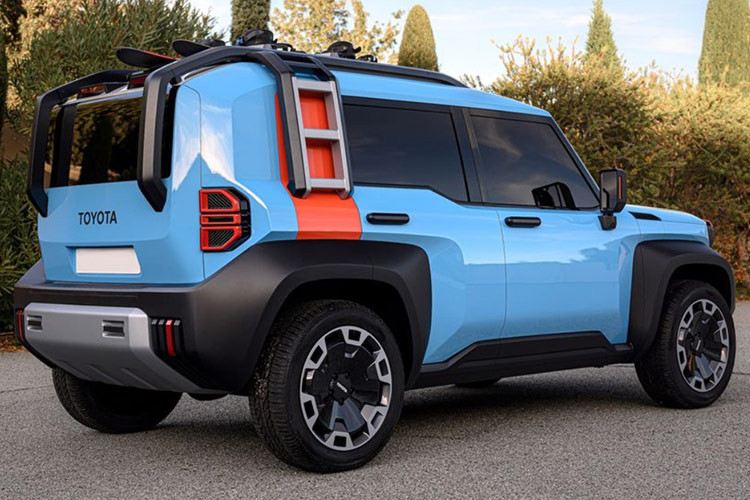 Về mặt thiết kế, concept FJ Cruiser đã lấy cảm hứng từ "đàn anh" Toyota Land Cruiser Prado, tạo nên vẻ ngoài cứng cáp và mạnh mẽ. Mặc dù “tiểu Fortuner” sẽ không sao chép hoàn toàn, nhưng người tiêu dùng có thể kỳ vọng rằng nó sẽ mang phong cách cứng cáp như một mẫu SUV truyền thống.