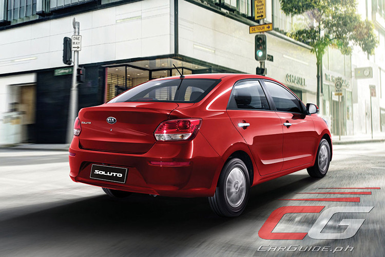 Tại thị trường Philippines, xe có 5 tùy chọn màu sơn là trắng, bạc, đen, xanh dương và đỏ cùng 2 bản trang bị LX, EX. Giá xe Kia Soluto 2019 dao động từ 625.000 - 735.000 Peso (khoảng 276,8 - 325,5 triệu đồng).