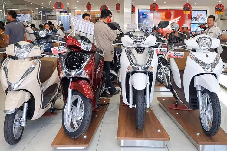 Honda Viet Nam tang gia hang loat xe may, cao nhat 2 trieu dong