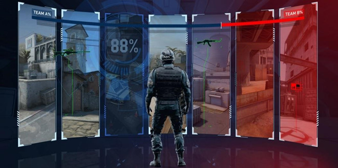 Theo các trang game uy tín như Nors3, SteamCharts hay SteamDB, tháng 12/2018 đón nhận lượng người chơi CS:GO tăng gấp 2-3 lần so với tháng 11 cùng năm. Cụ thể, lượng người chơi thường xuyên vào khoảng 850.000, số game thủ mới cũng tăng lên khoảng 20 triệu. Ảnh: Pinacle.