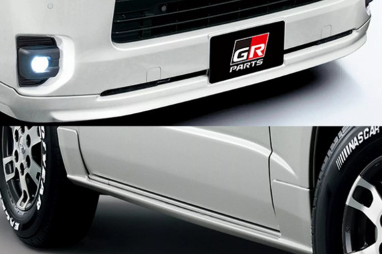 Trong đó, phiên bản cao cấp Toyota Hiace Super GL Dark Prime S sẽ có thêm hai tùy chọn nâng cấp phong cách từ GR Parts, gồm Model 1 và Model 2, mang đến diện mạo hoàn toàn mới cho mẫu xe vốn quen thuộc với vai trò vận tải.