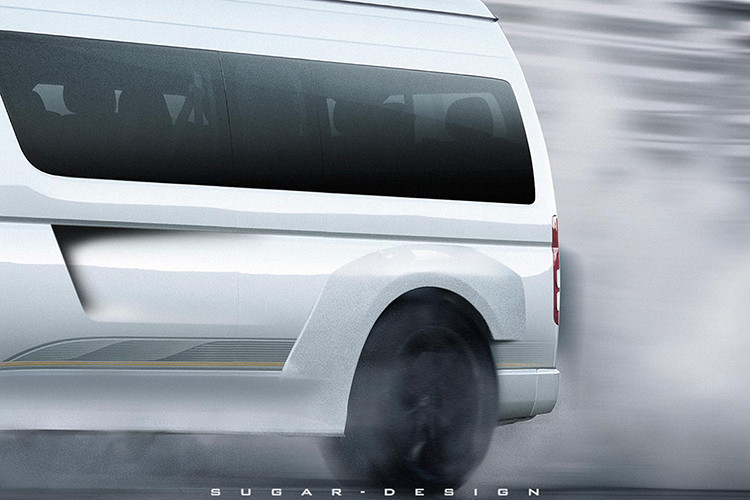 Không chỉ dừng lại ở các tùy chọn ngoại thất, khách hàng có thể nâng cấp khung gầm của Toyota Hiace 2025 thông qua hãng độ Modellista. Gói nâng cấp này bao gồm hệ thống giảm xóc tinh chỉnh và thanh giằng sau, giúp tăng độ cứng và ổn định cho xe khi vận hành trên các địa hình phức tạp.