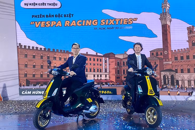Can canh Vespa Racing Sixties moi tu 95 trieu tai Viet Nam