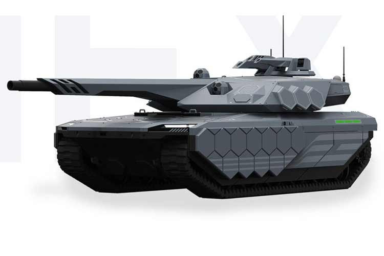 Hyundai Rotem là một công ty con của tập đoàn này, đảm nhận việc sản xuất vũ khí và phương tiện quân sự. Mới đây, Hyundai Rotem đã thu hút sự chú ý của giới chuyên gia khi trình làng mẫu xe tăng mới có nhiều công nghệ độc lạ tại Triển lãm Thiết kế &amp; Hàng không Vũ trụ Quốc tế Seoul.