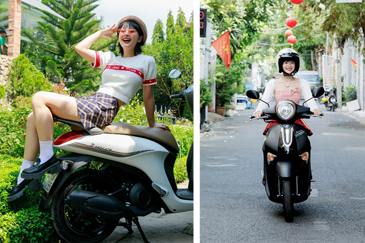 Hoc Kol cach phoi do voi xe ga, hack dang cho nang nam lun