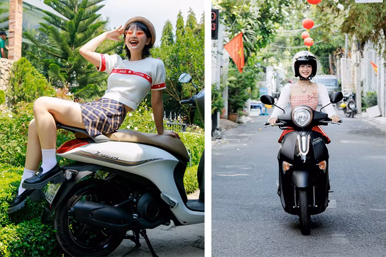 Hoc Kol cach phoi do voi xe ga, hack dang cho nang nam lun